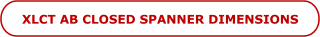 XLCT AB CLOSED SPANNER DIMENSIONS